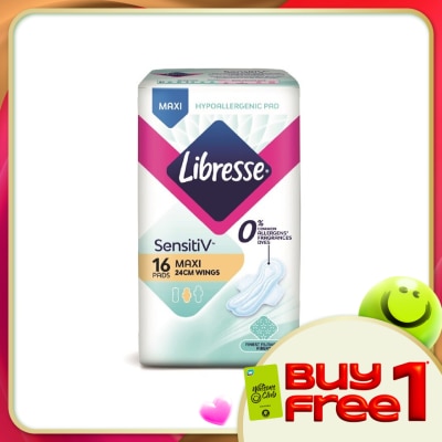 LIBRESSE - SensitiV Maxi Wing 24cm 16s