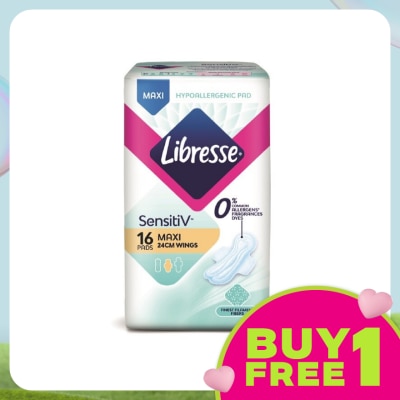 LIBRESSE SensitiV Maxi Wing 24cm 16s