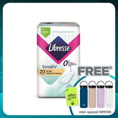LIBRESSE SensitiV Slim Non Wing 24cm 20s