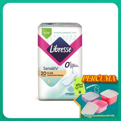 LIBRESSE - SensitiV Slim Non Wing 24cm 20s