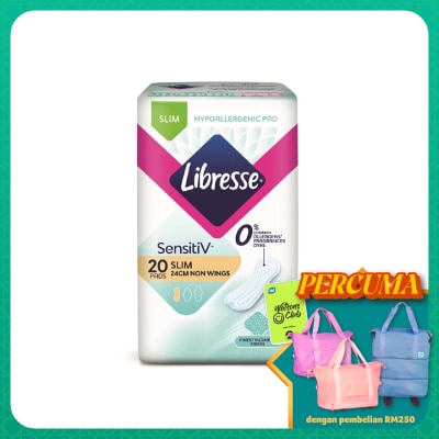 LIBRESSE SensitiV Slim Non Wing 24cm 20s