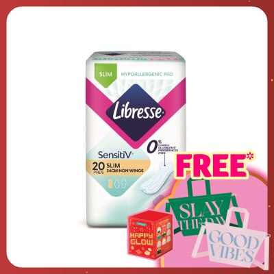 LIBRESSE SensitiV Slim Non Wing 24cm 20s