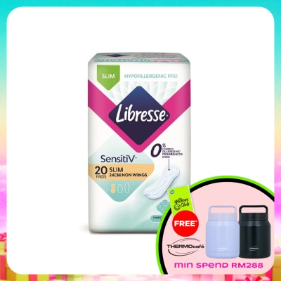 LIBRESSE - SensitiV Slim Non Wing 24cm 20s