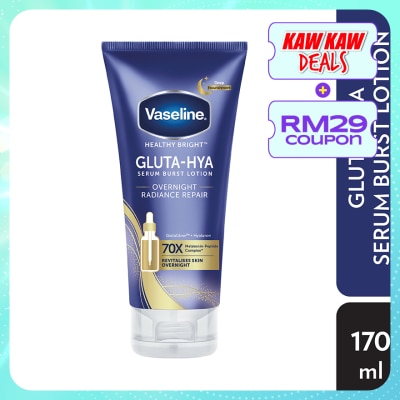 VASELINE Gluta-Hya Serum Lotion Overnight Rad Repair 170ml