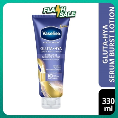 VASELINE Gluta-Hya Serum Lotion Overnight Rad Repair 330ml