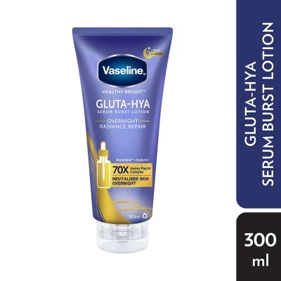 VASELINE Gluta-Hya Serum Burst Lotion Overnight Radiance Repair 300ml