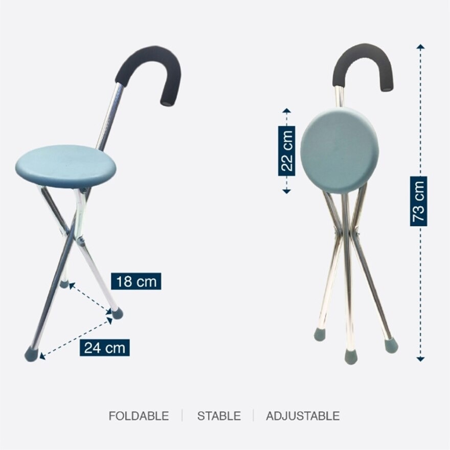 Tripod Cane Seat