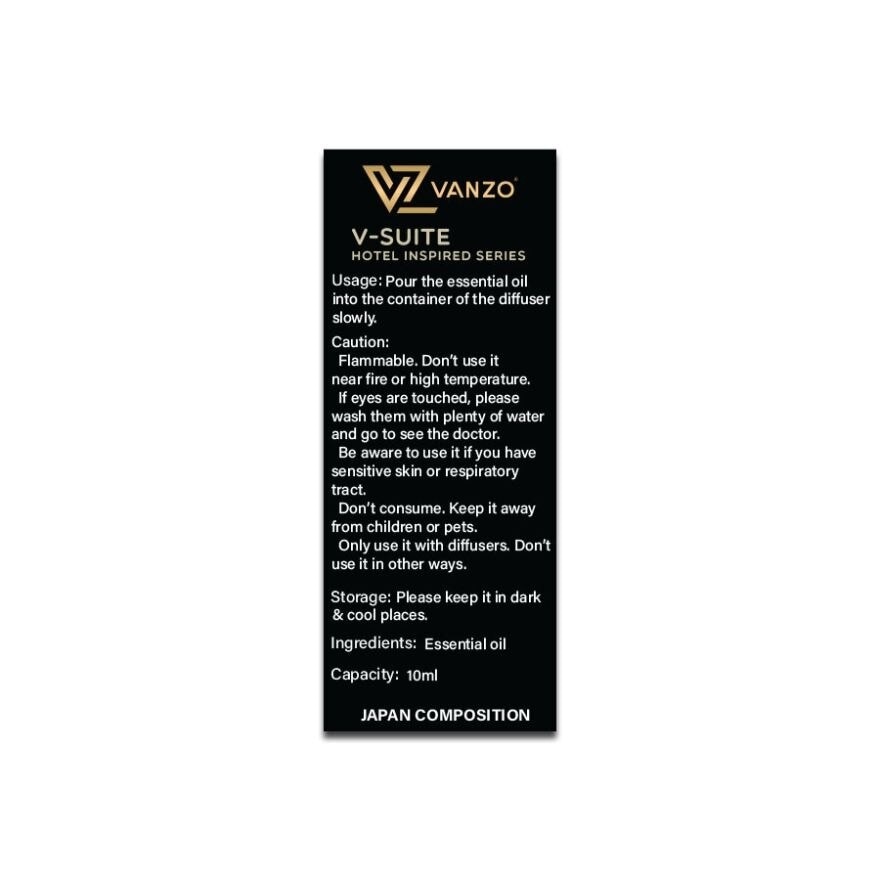 V-Suite Hotel Inpired Essential Oil 10ml