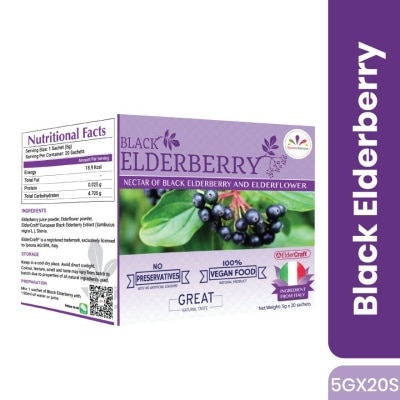 DYNAMIC NUTRITION Black Elderberry 5GX20S