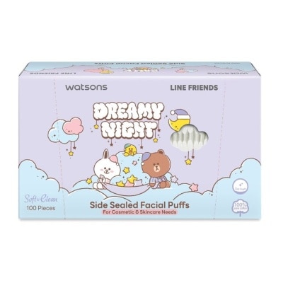 WATSONS Line Friends Side Sealed Facial Puffs 100s