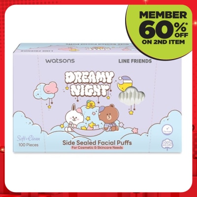 WATSONS Line Friends Side Sealed Facial Puffs 100s
