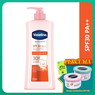 VASELINE Healthy Bright Lotion SPF30 Gluta 320ml
