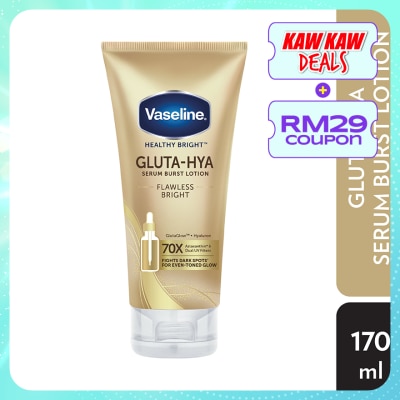 VASELINE Gluta-Hya Serum Burst Lotion Flawless Bright 170ml