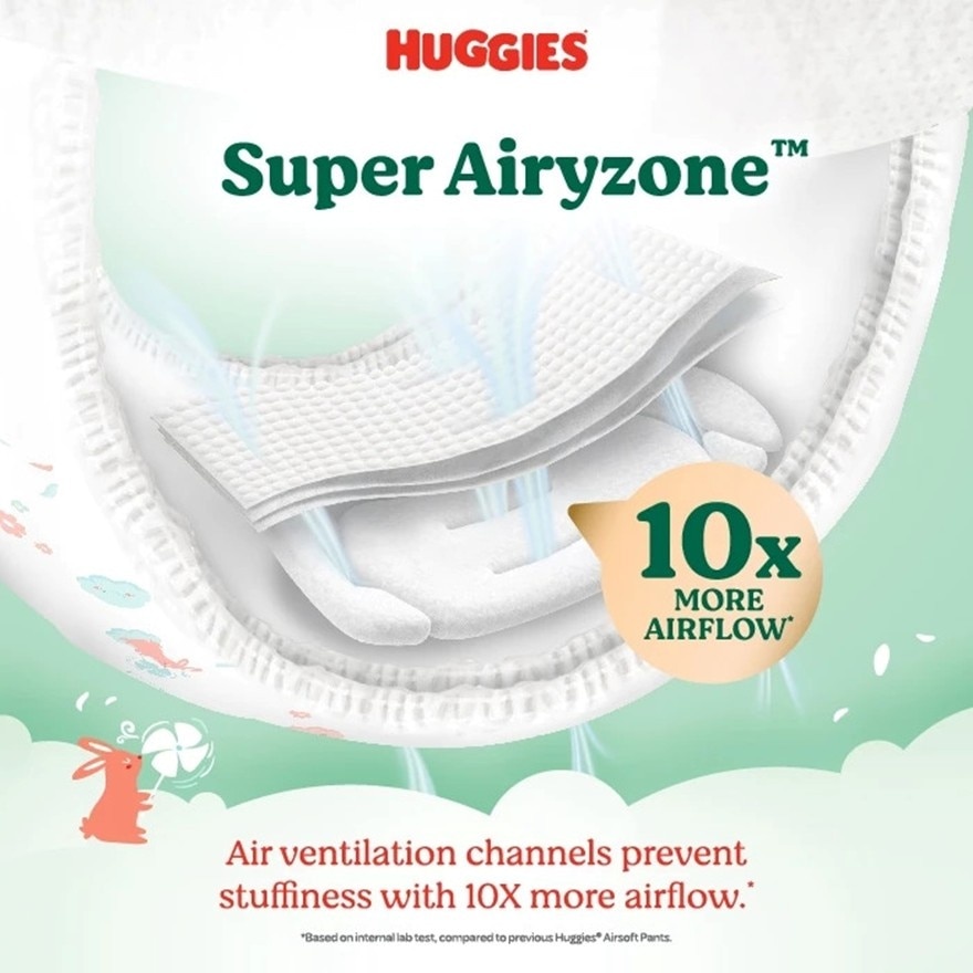 AirSoft Pants Diapers XXL 24s Breathable and soft diapers for baby