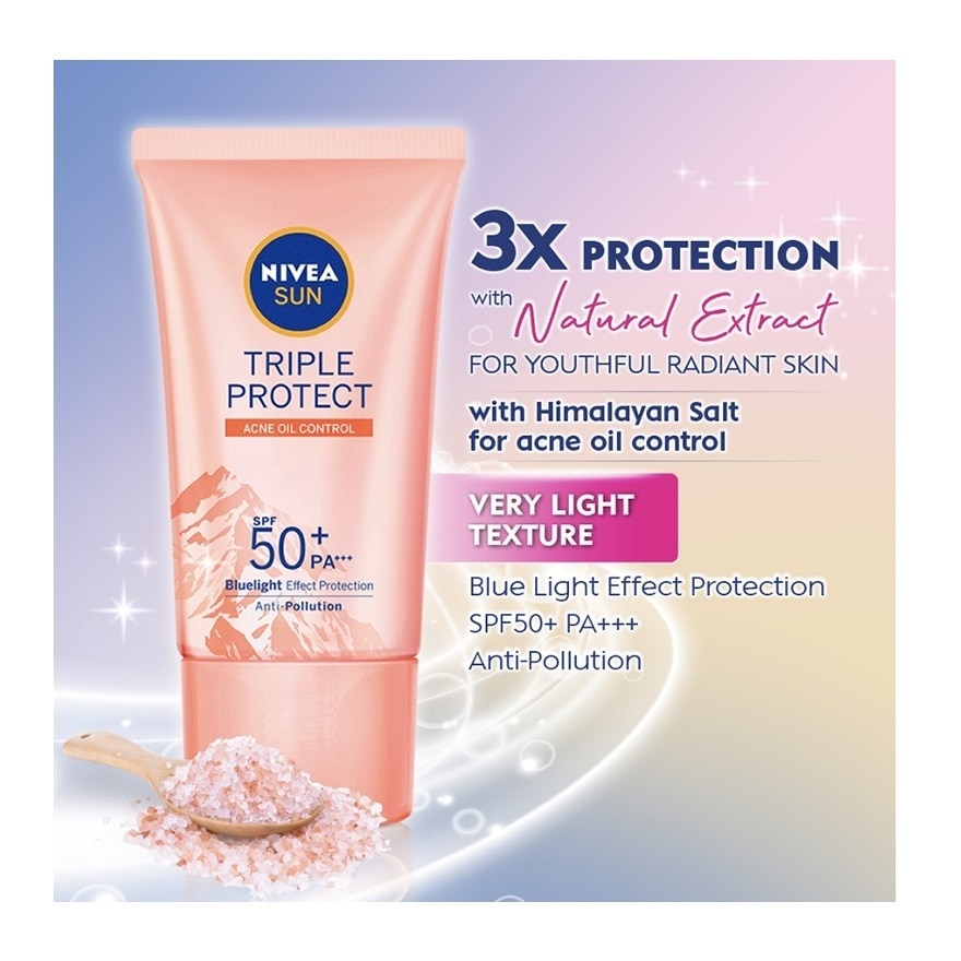 Sun Triple Protect Acne Oil Control 40ml