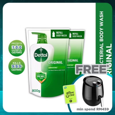 DETTOL Body Wash Original Refill Value Pack 800ml x2