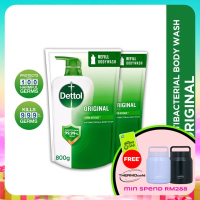 DETTOL - Body Wash Original Refill Value Pack 800ml x2