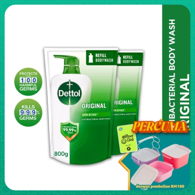 DETTOL - Body Wash Original Refill Value Pack 800ml x2