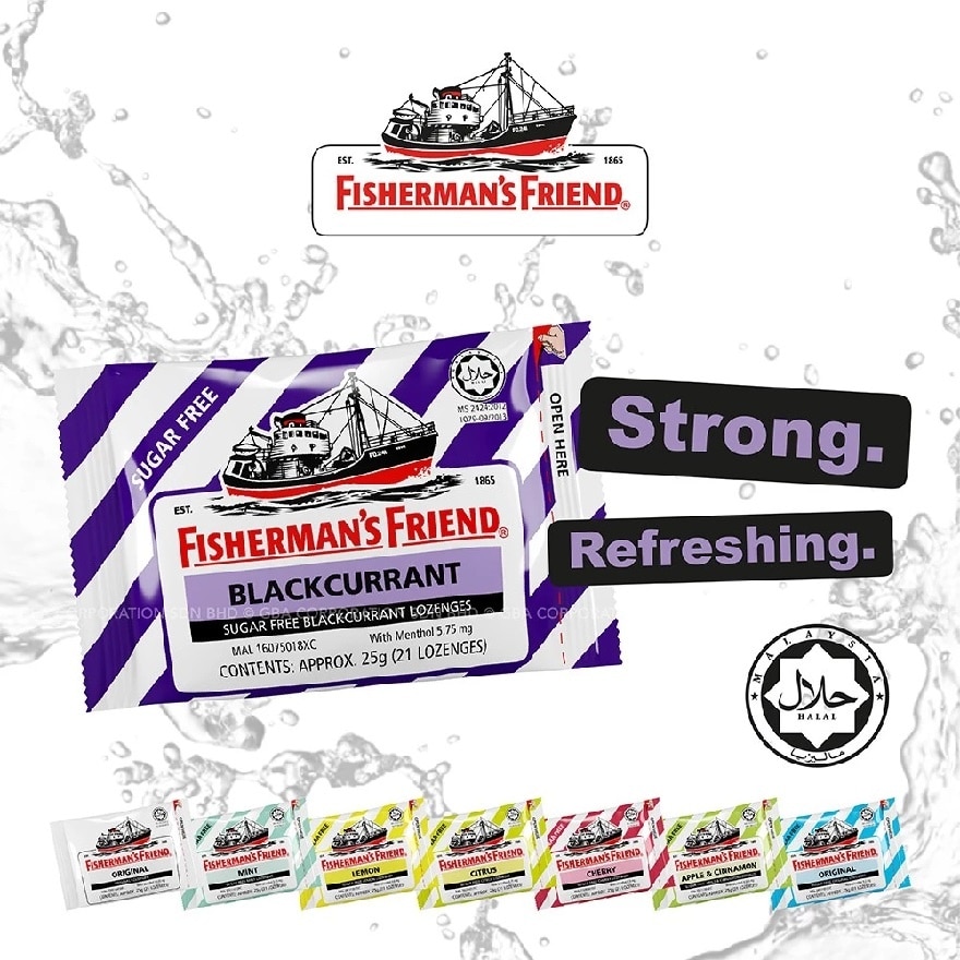 Sugar Free Blackcurrant Lozenges 25g