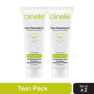 CLINELLE Deep Cleansing Gel Twin Pack