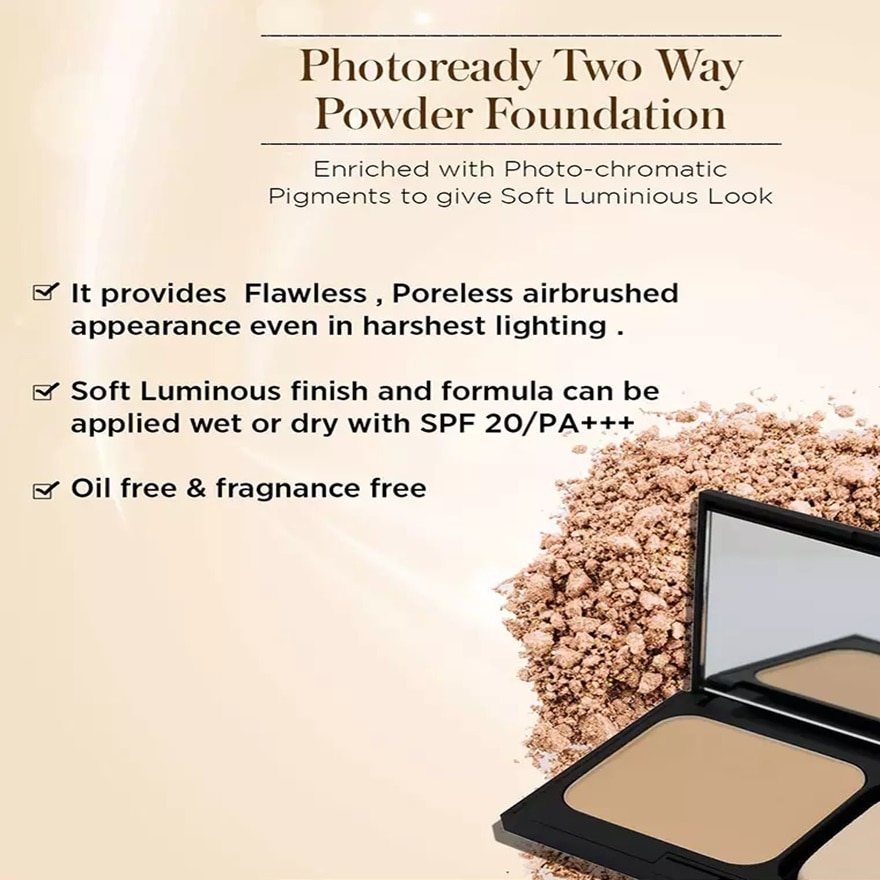 Photoready Two Way Foundation Natural Beige 1's