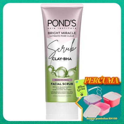 PONDS - Bright Miracle Face Scrub Clear 100g