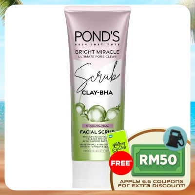 PONDS - Bright Miracle Face Scrub Clear 100g