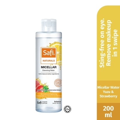 SAFI Naturals Micellar Water Yuzu & Strawberry 200ML