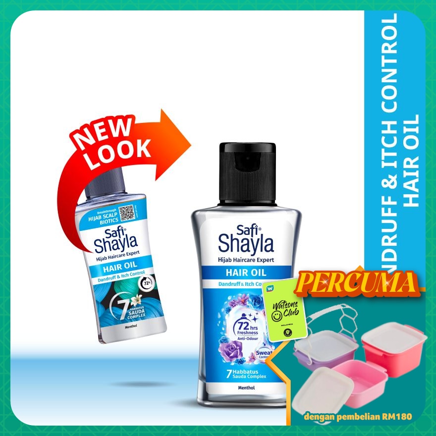 Shayla Hair Oil Dandruff & Itch Control 100ml