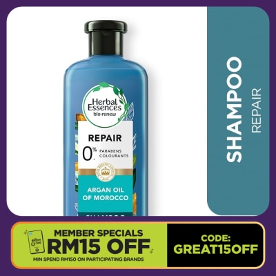 HERBAL ESSENCES Argan Oil of Morocco Shampoo 400ML