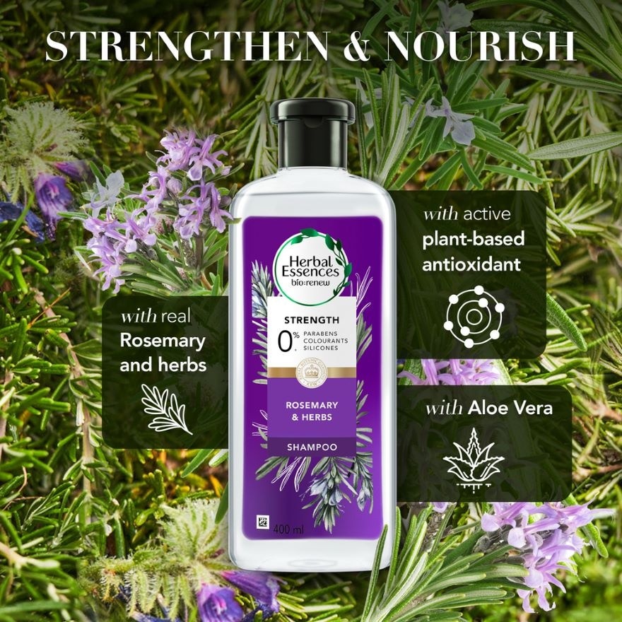 Rosemary & Herbs Shampoo 400ML