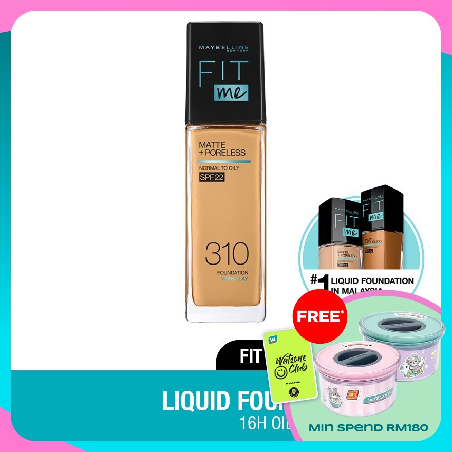 Fit Me Matte Liq Foundation SPF 310 Sun Beige