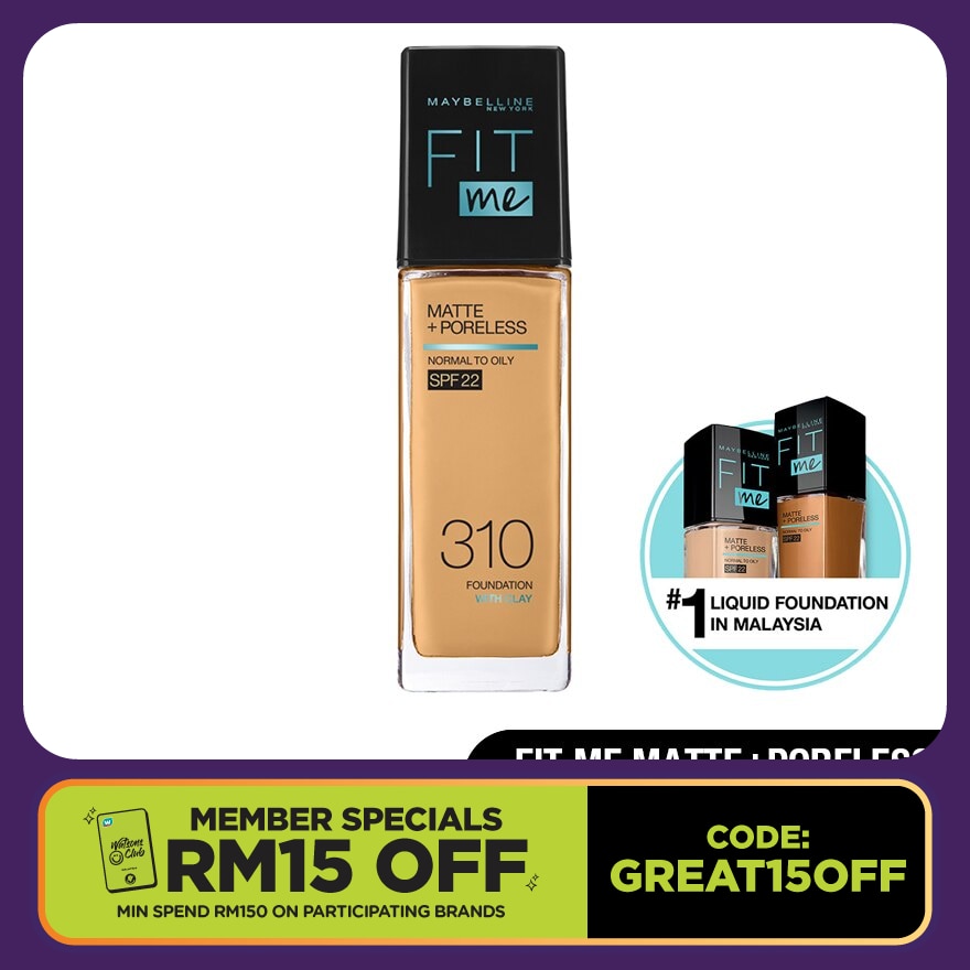 Fit Me Matte Liq Foundation SPF 310 Sun Beige