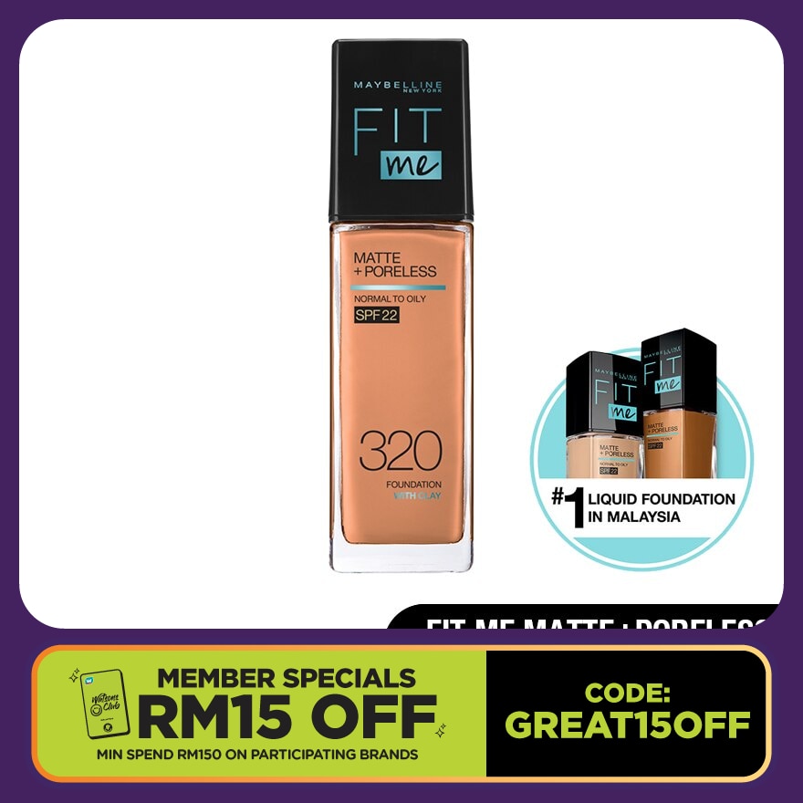 Fit Me Matte Liq Foundation SPF 320 Natural Tan