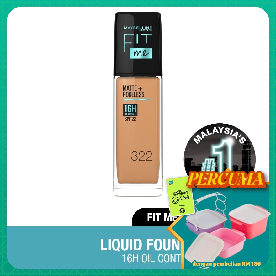 Fit Me Matte Liq Foundation SPF 322 Warm Honey