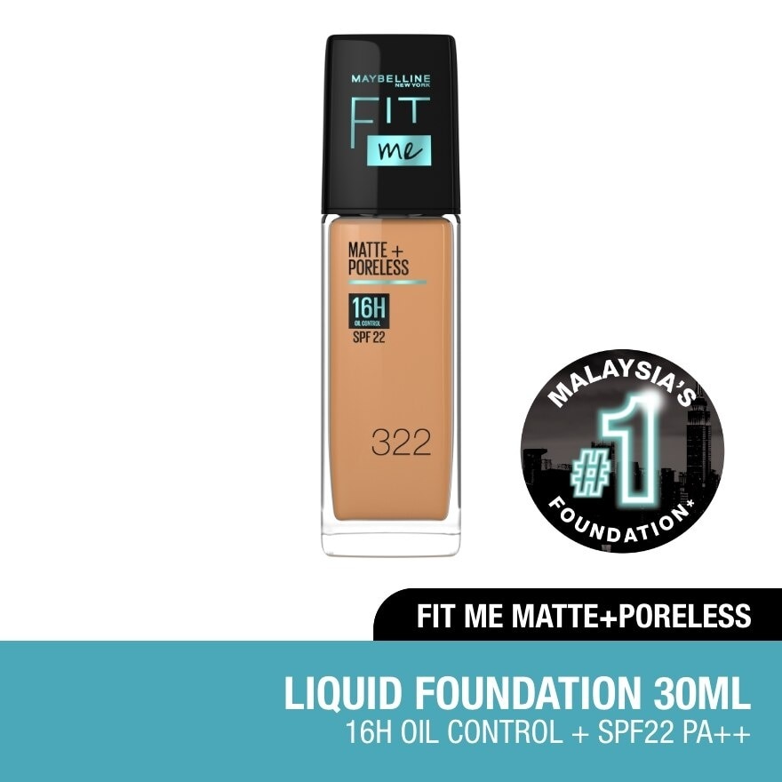 Fit Me Matte Liq Foundation SPF 322 Warm Honey