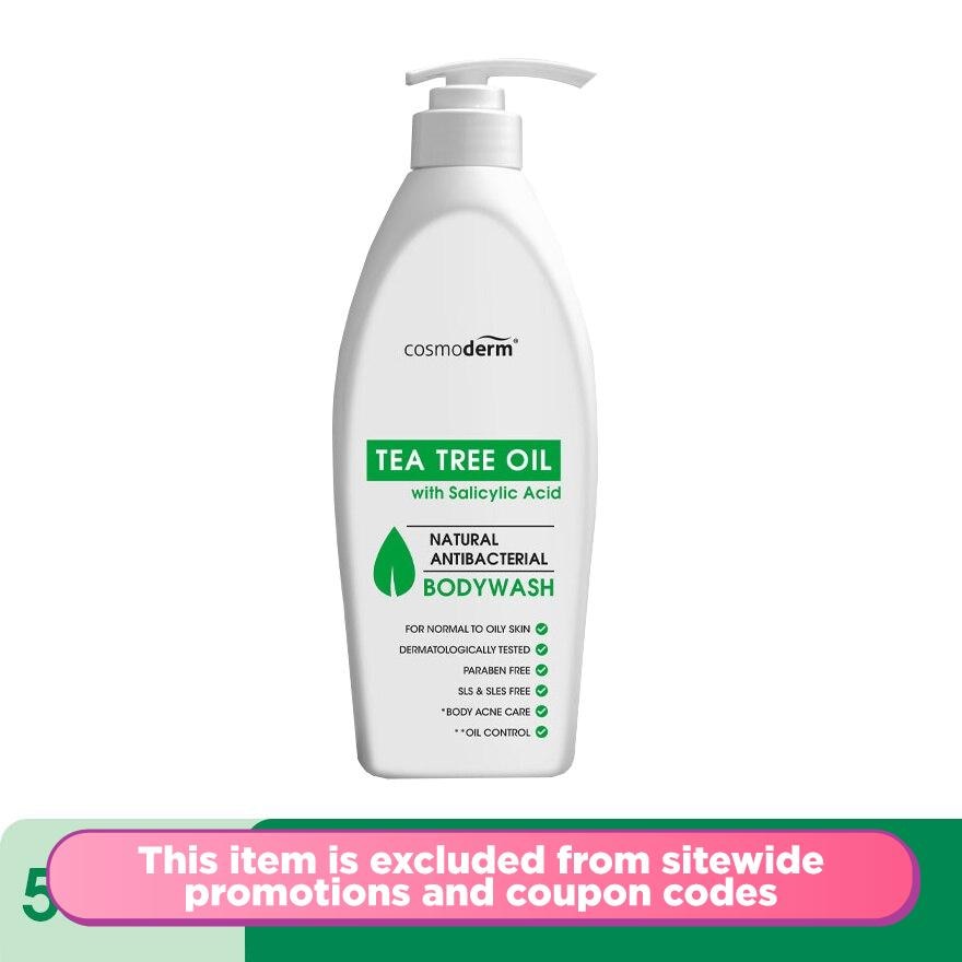 Tea Tree Oil Natural Antibacterial Body Wash 500ml