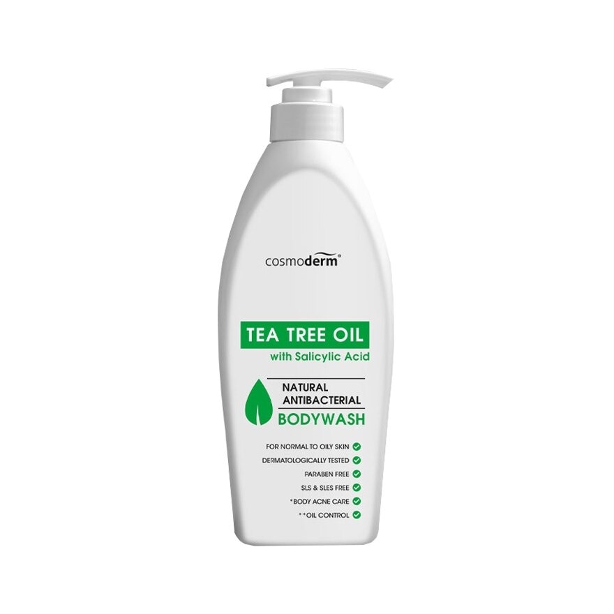 Tea Tree Oil Natural Antibacterial Body Wash 500ml