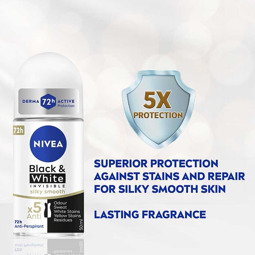 Deodorant B&W Silky Smooth Roll On TWP 2x50ml