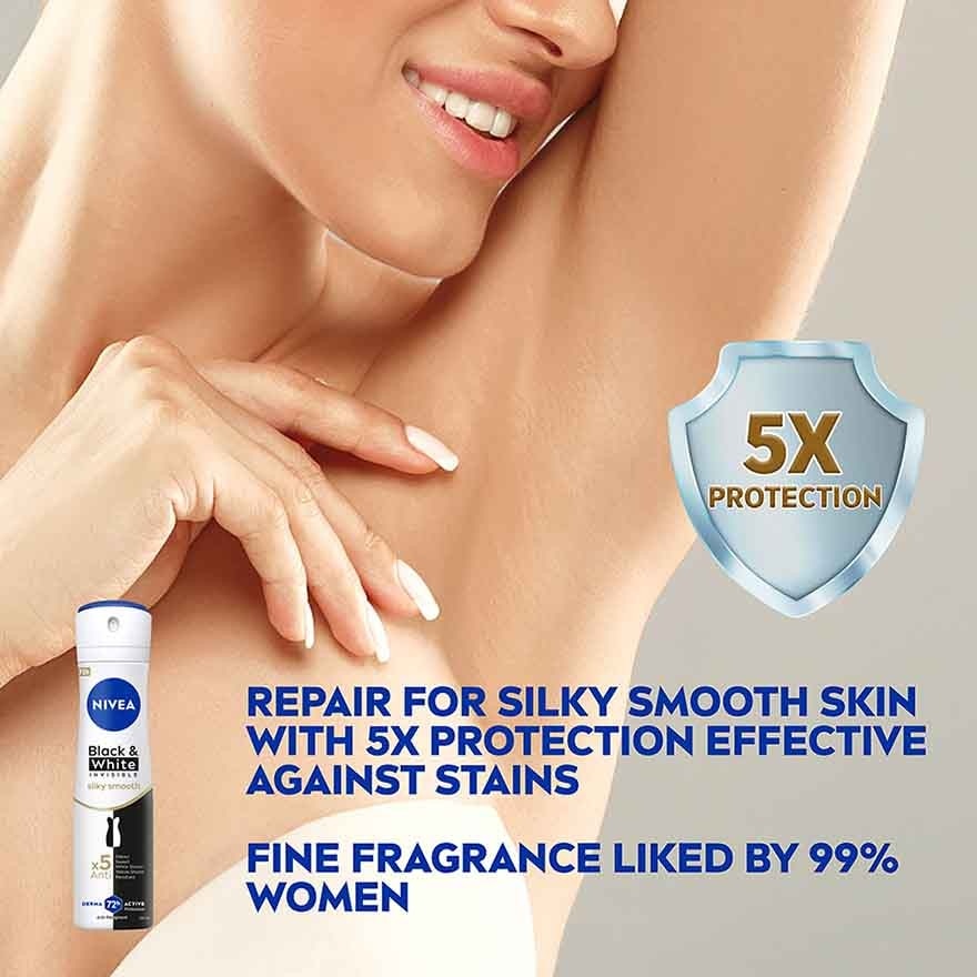 Deodorant B&W Silky Smooth Spray TWP 2 x150ml