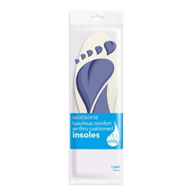 WATSONS Lux Comfort Air-Thru Cushioned Insoles 1 Pair 1's