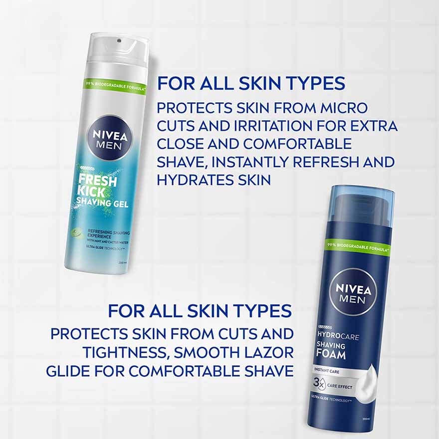 Men Face DEEP Shaving Foam 200ml image