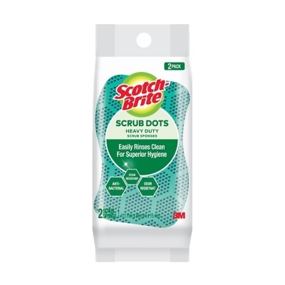 SCOTCH BRITE Scrub Dot Heavy Duty 2pc