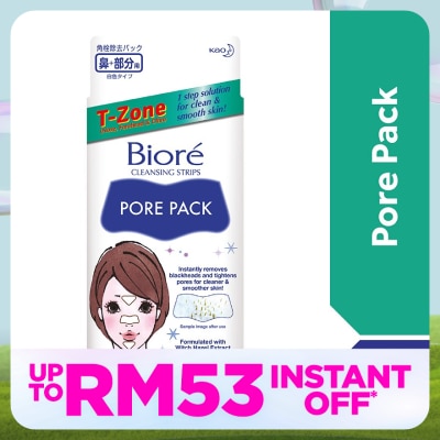 BIORE Cleansing Strips Pore Pack T-Zone 10's