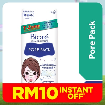 BIORE Cleansing Strips Pore Pack T-Zone 10's