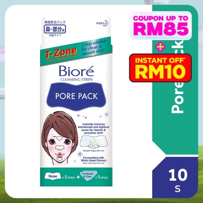 BIORE Cleansing Strips Pore Pack T-Zone 10's