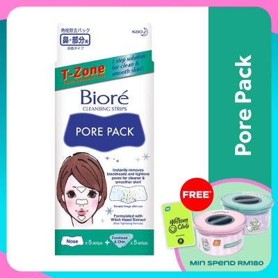 BIORE Cleansing Strips Pore Pack T-Zone 10's