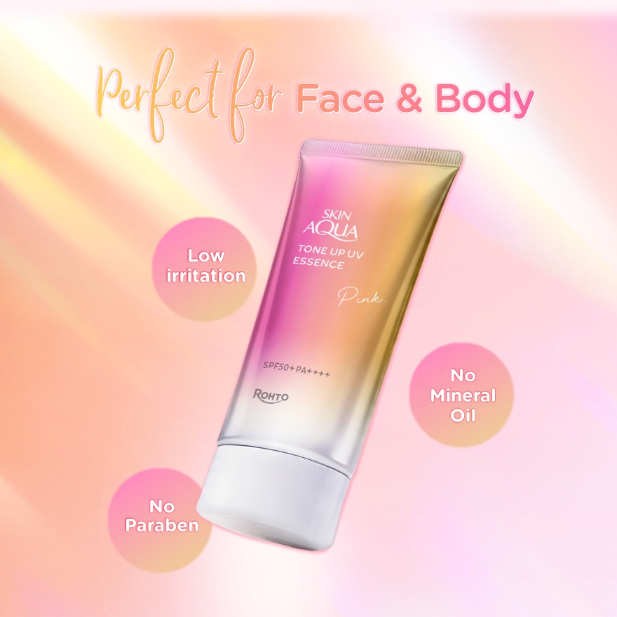 Skin Aqua Tone Up Uv Essence Happiness Aura 80g (Charm Version)