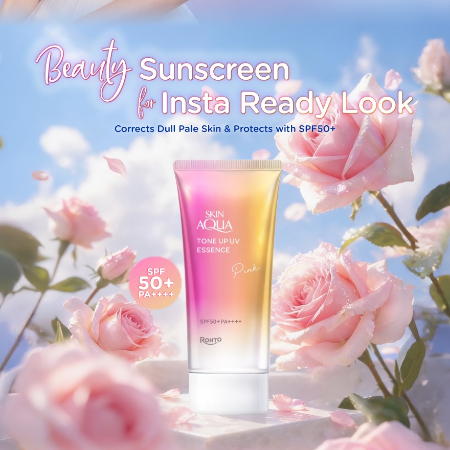 Skin Aqua Tone Up Uv Essence Happiness Aura 80g (Charm Version)