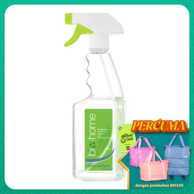 BIO-HOME MULTI SURFACE CLEANER LEMONGRASS & GREEN TEA 500ML